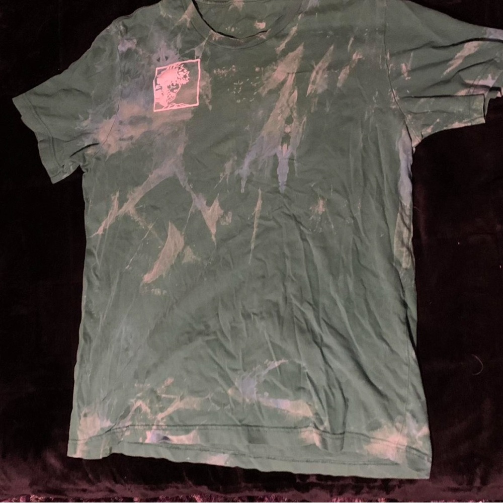 Green My Hero Acadamia Deku Tie-Dye T-Shirt